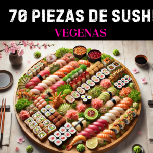 70 Piezas Vegan